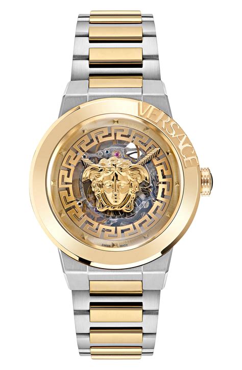 versace gold medusa watch|versace 39mm watch.